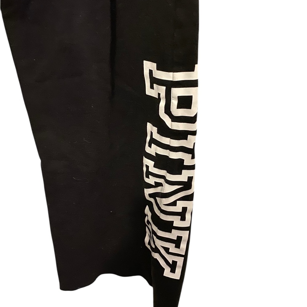 PINK Victoria's Secret Black Sweatpants with Logo - Picture 2 of 6